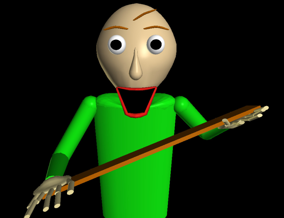 Baldi Model V4! 3D Model