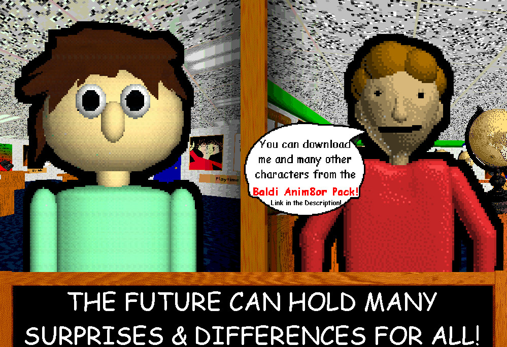 Baldi's Basics BIB Student V3 3D Model