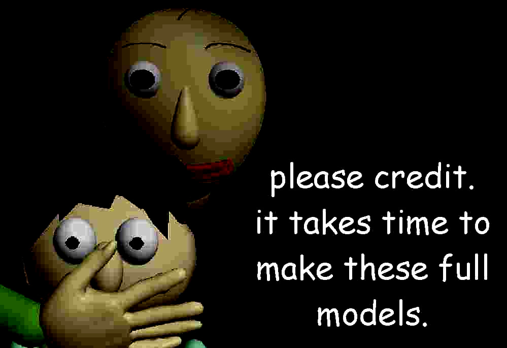 Basics in Behavior baldi model V2 3D Model