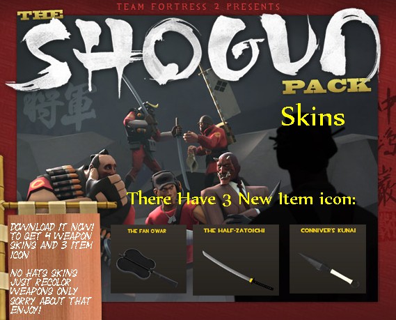 The Shogun Pack Skins!