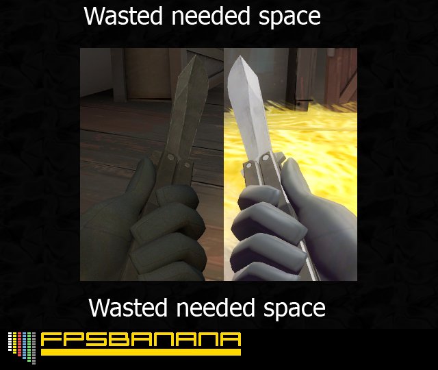 Realistic knife skin [Team Fortress 2] [Mods]