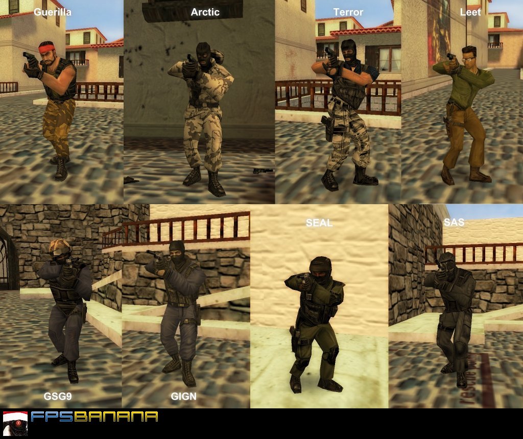 Original Counter-Strike 1.6 Player Models [Counter-Strike 1.6] [Mods]