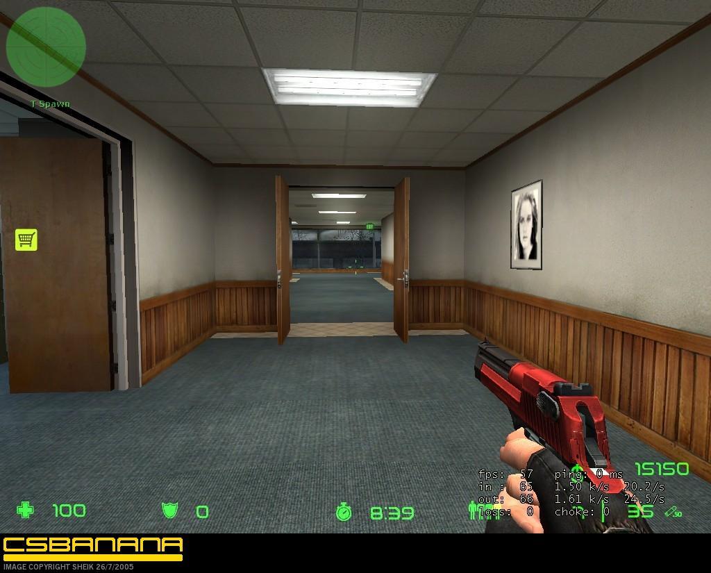 Black And Red Desert Eagle