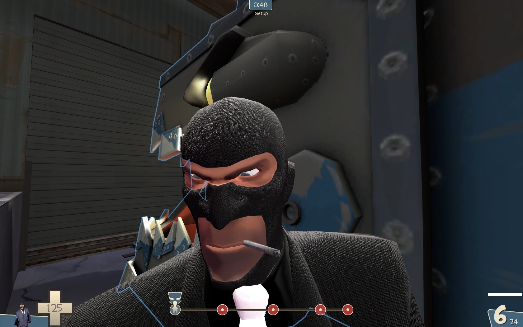 Hi Res Black Suit Spy V2 [Team Fortress 2] [Mods]