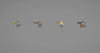 Showcase of the weapons