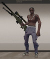 Travis Scott as Sniper