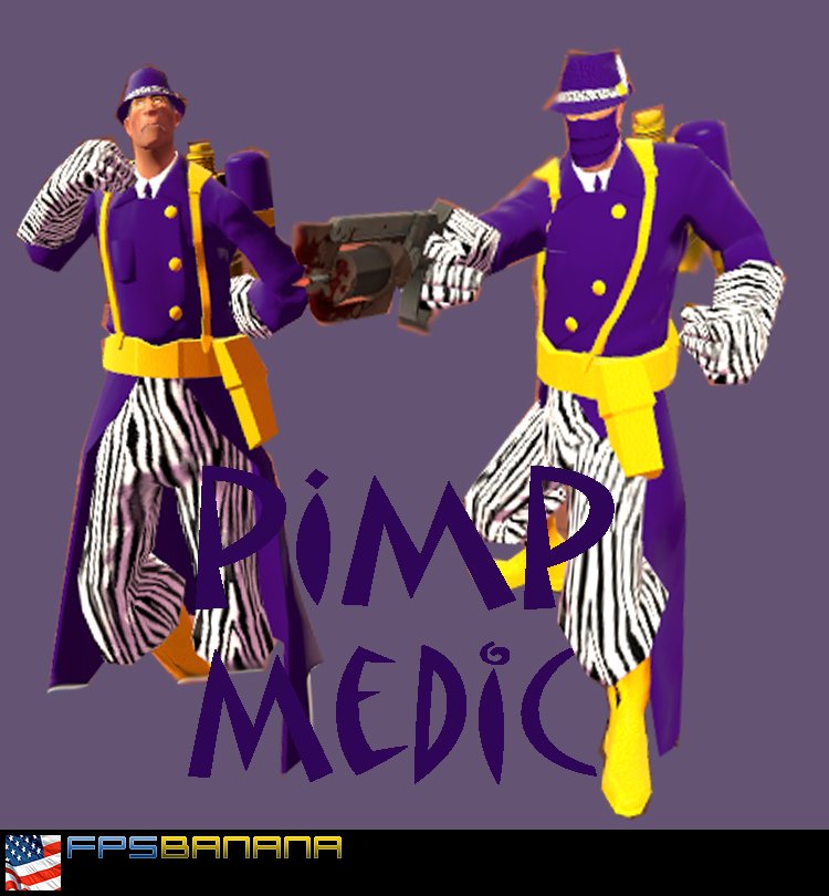 Red Pimp Medic Skin