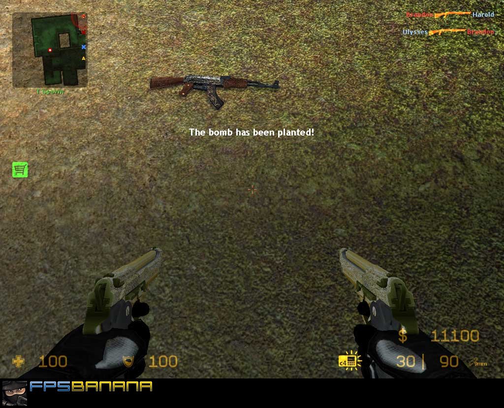 Engraving AK-47 Mod for Counter-Strike: Source | CS:S Mods