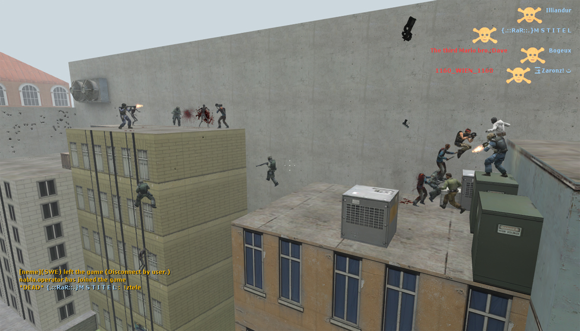 ze_rooftop_runaway 1 [CounterStrike Source] [Mods]
