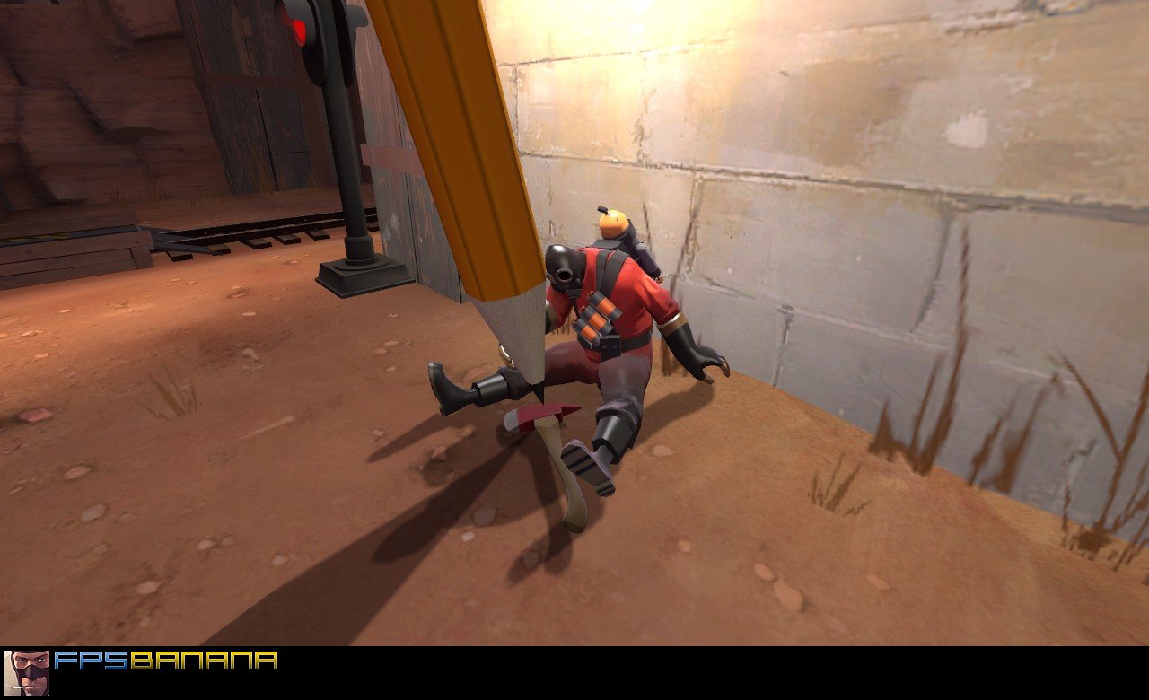 Pyro's sketched axe