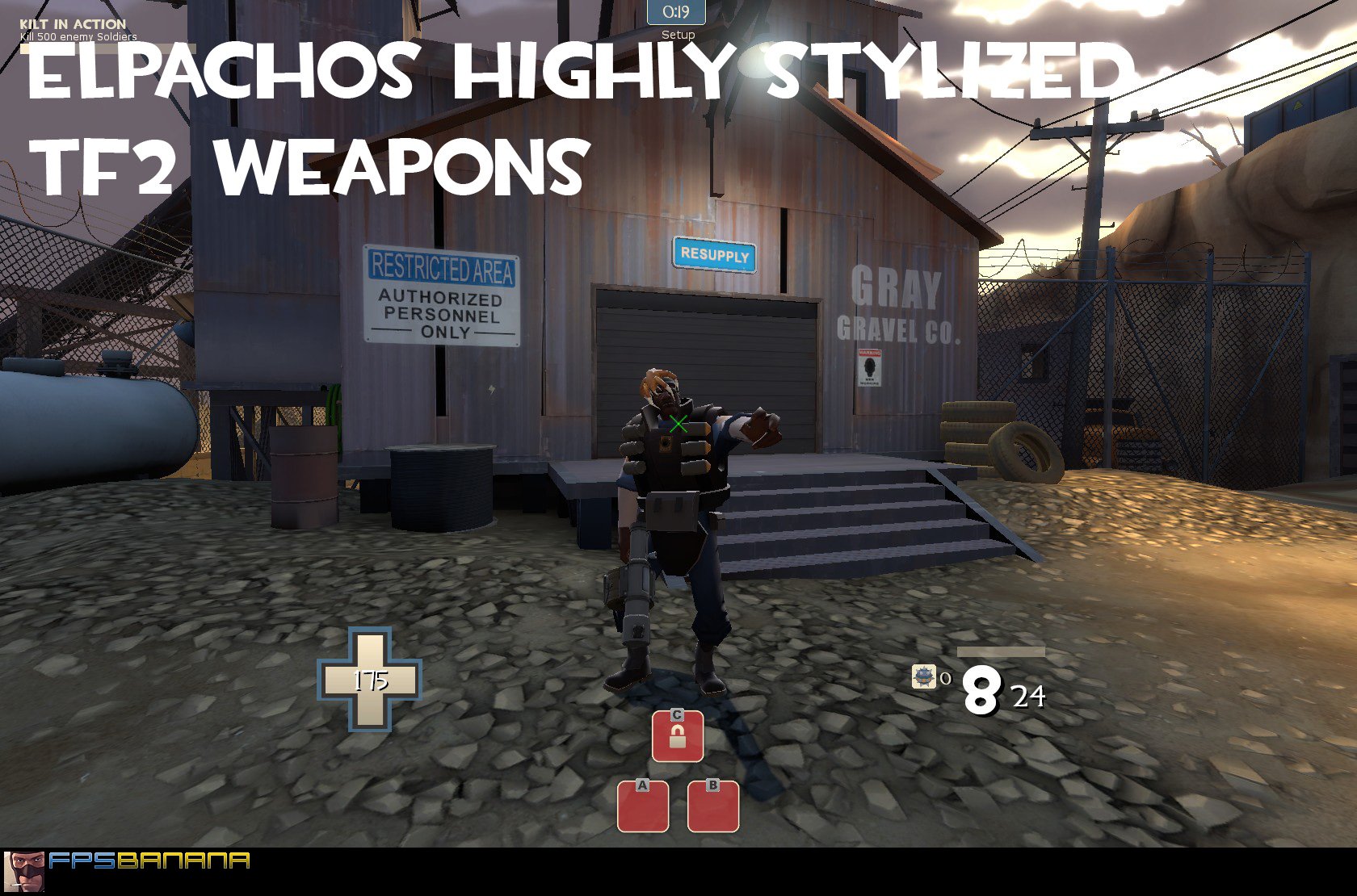 Elpacho's Stiyilized Cartoonified Demo weapons