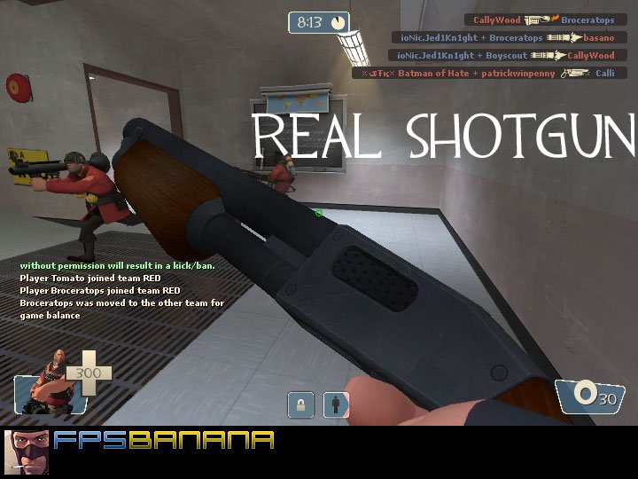 Real Wood Shotgun w/ Extra!