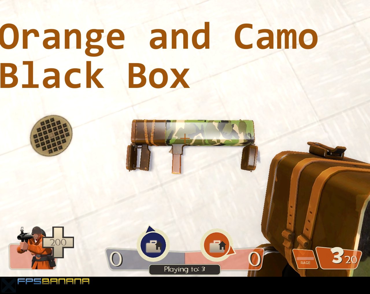 Orange and Camo Box
