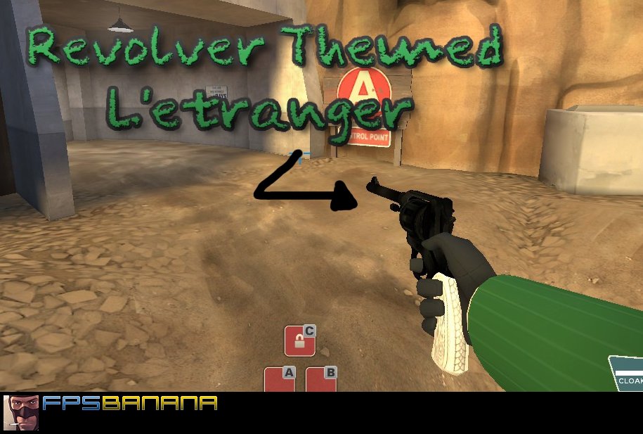 Revolver themed L'etranger
