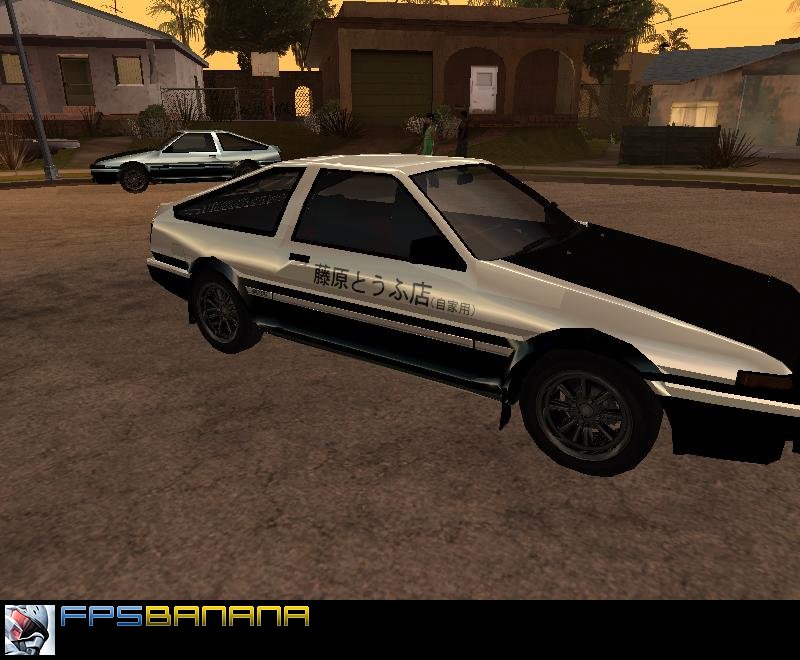 initial D AE86 [Grand Theft Auto: San Andreas] [Mods]