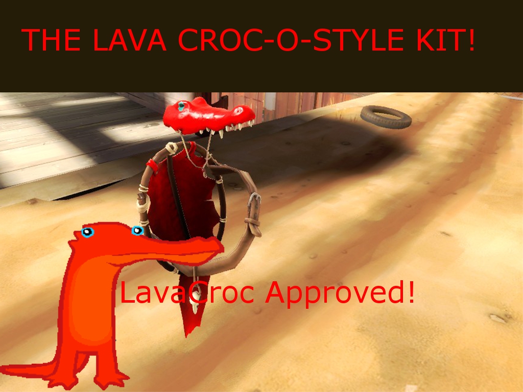 Lava Croc-o-stlye