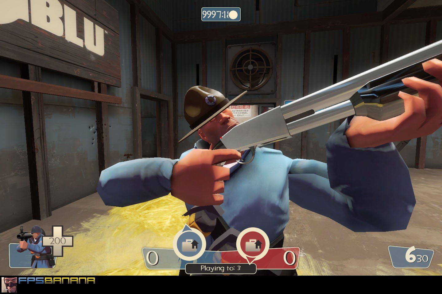 platinum and black shotgun