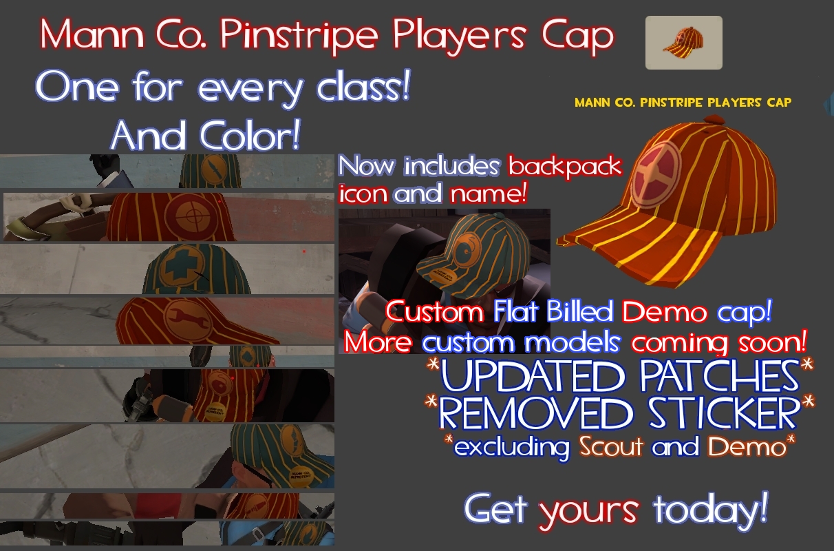 Mann Co. Pinstripe Players Cap V.2.2