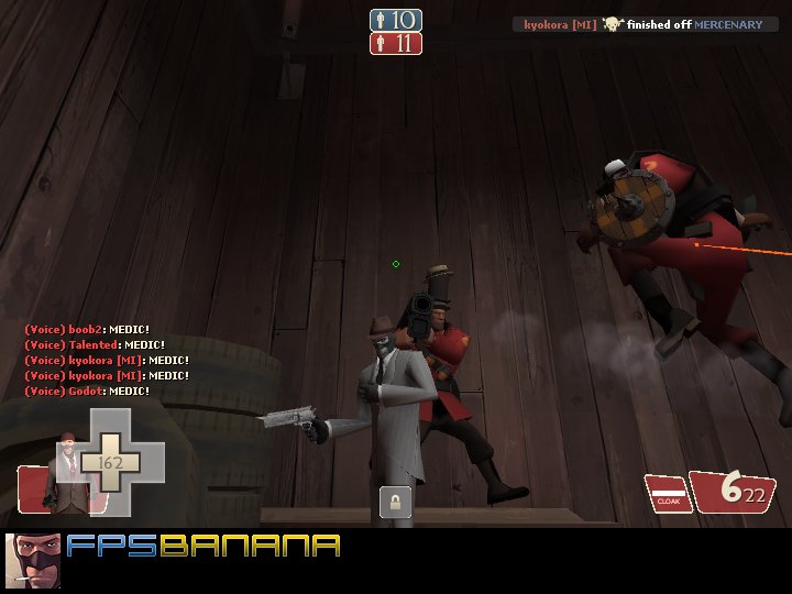 Monochrome Spy w/ Weapons!