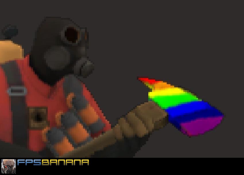 rainbow axe