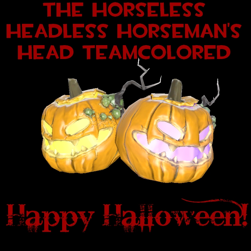 Horseless Headless Horseman's Head Teamcolored