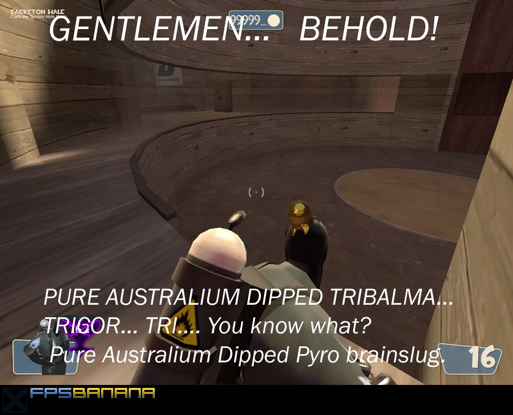Australium Dipped Triboniophorus Tyrannus