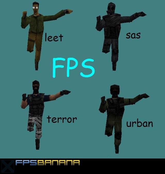 Фпс в кс 1.6. ФПС модели CS 1.6. Заложник КС. CS 1.6 fps model Player. CS1.6 Player model Red.