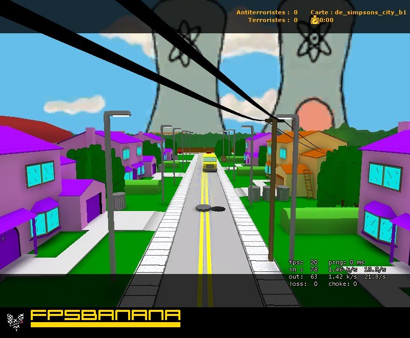 de_simpsons_city_b2 Mod for Counter-Strike: Source | CS:S Mods
