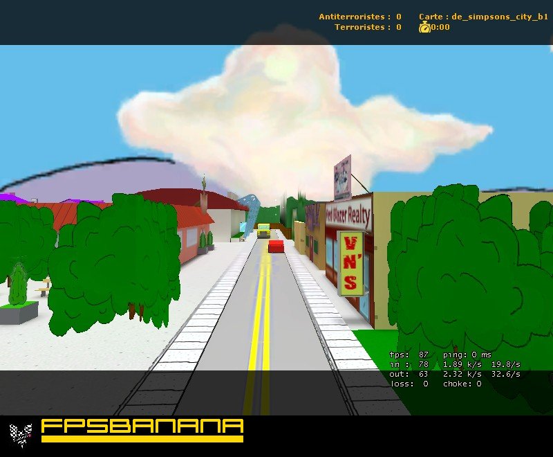 de_simpsons_city_b2 Mod for Counter-Strike: Source | CS:S Mods