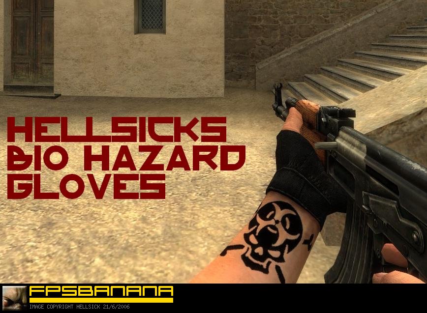 Hellsick's Bio Hazard Skull Hands