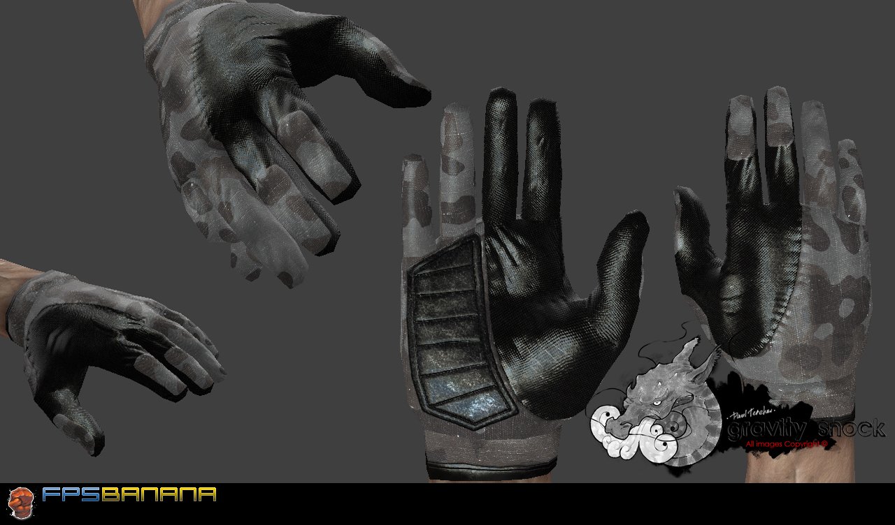 Tactical Leather Gloves cs go skin for ios download free