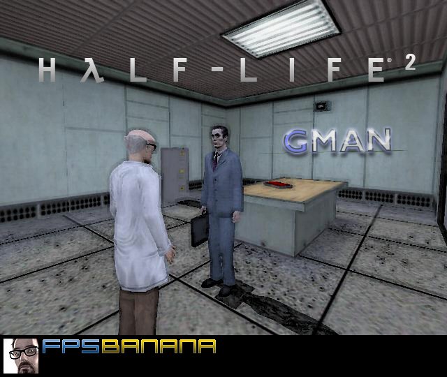 prompthunt: a photo of gman from half life 2, photorealistic, 8 k