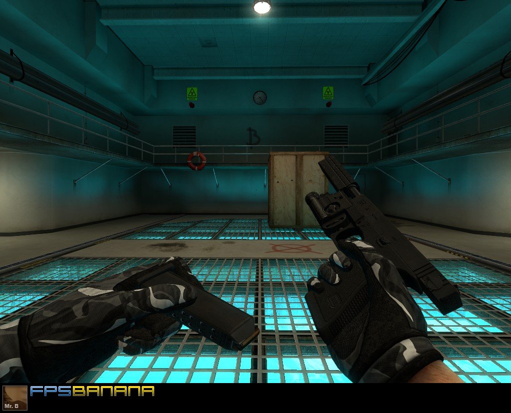 Source 18. CSS Glock. Glock hl2. Half Life Counter Strike.