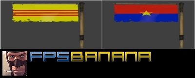 Buff Banner Vietnam War Flags