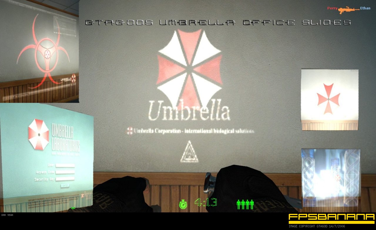Gtagods Umbrella Corp Office Slides [CounterStrike Source] [Mods]