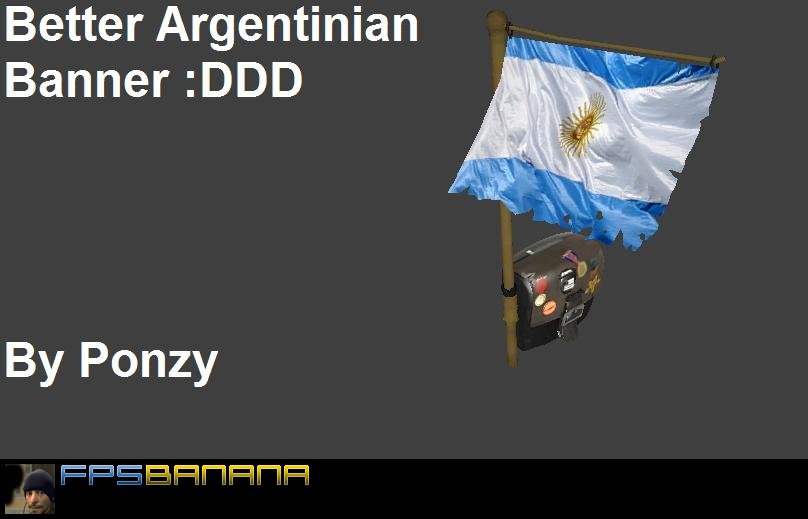Argentinian Banner *Better*