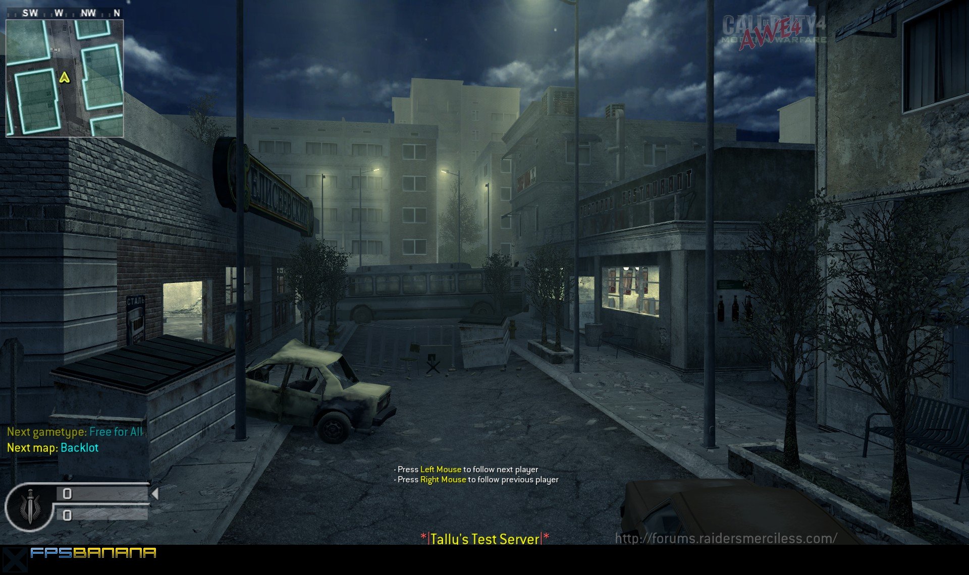 Night Maps Modern Warfare Gridiron Night [Call Of Duty 4: Modern Warfare] [Mods]