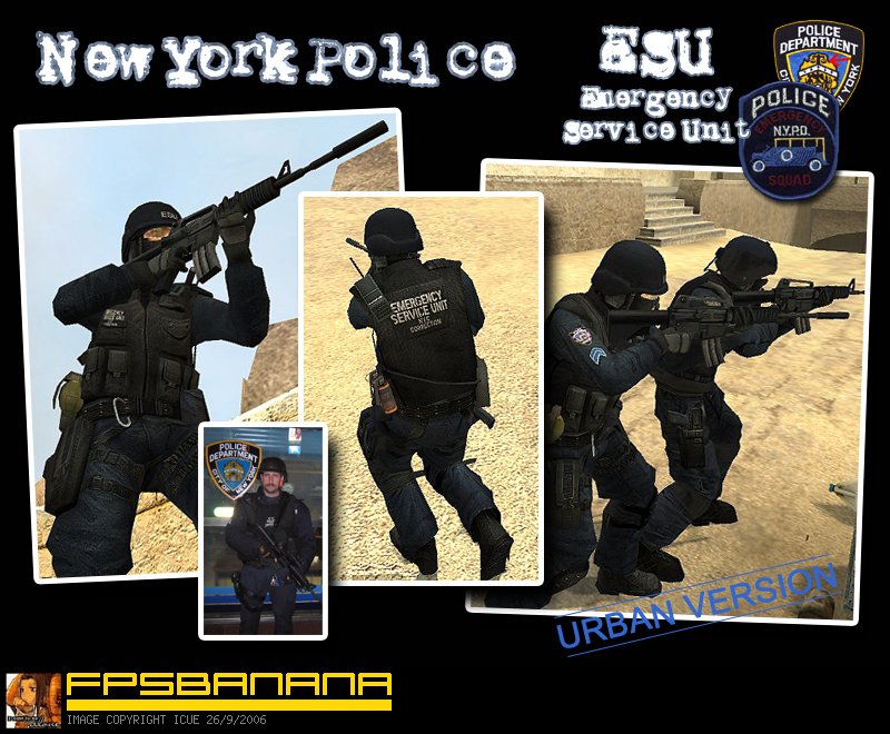 Urban Version New York Police Departament - ESU [Counter-Strike: Source ...