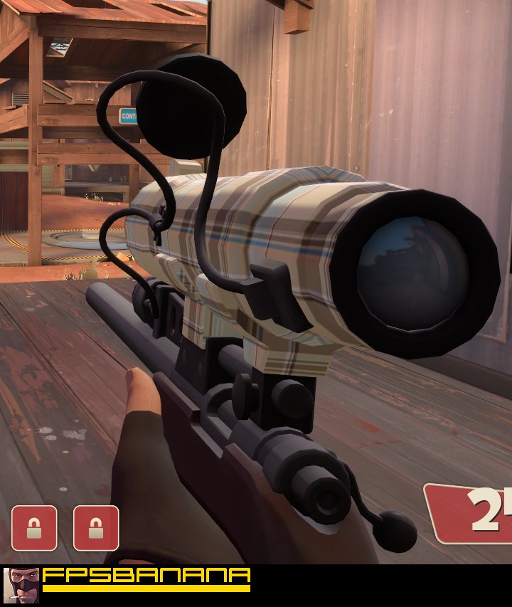 Plaid Sniper Rifle