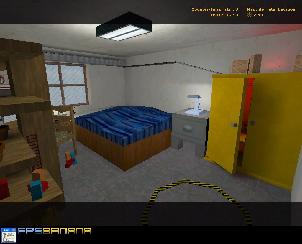 de_rats_bedroom Mod for Counter-Strike 1.6 | CS1.6 Mods