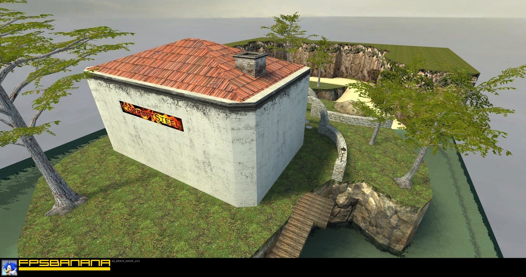gg_beach_house_v01 *old* Mod for Counter-Strike: Source | CS:S Mods