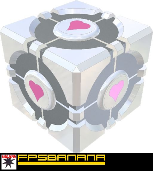 aNINJApie's Companion Cube Crate Replacement