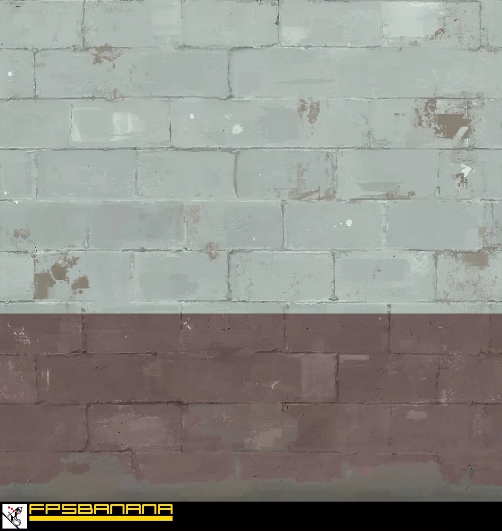 Red Concrete Wall