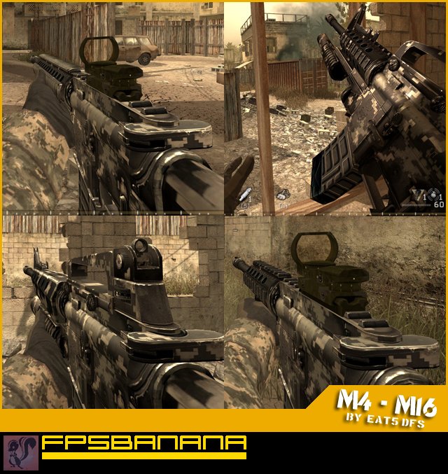M4/M16 Dirty Digital Mod for Call of Duty 4: Modern Warfare | CoD4 Mods