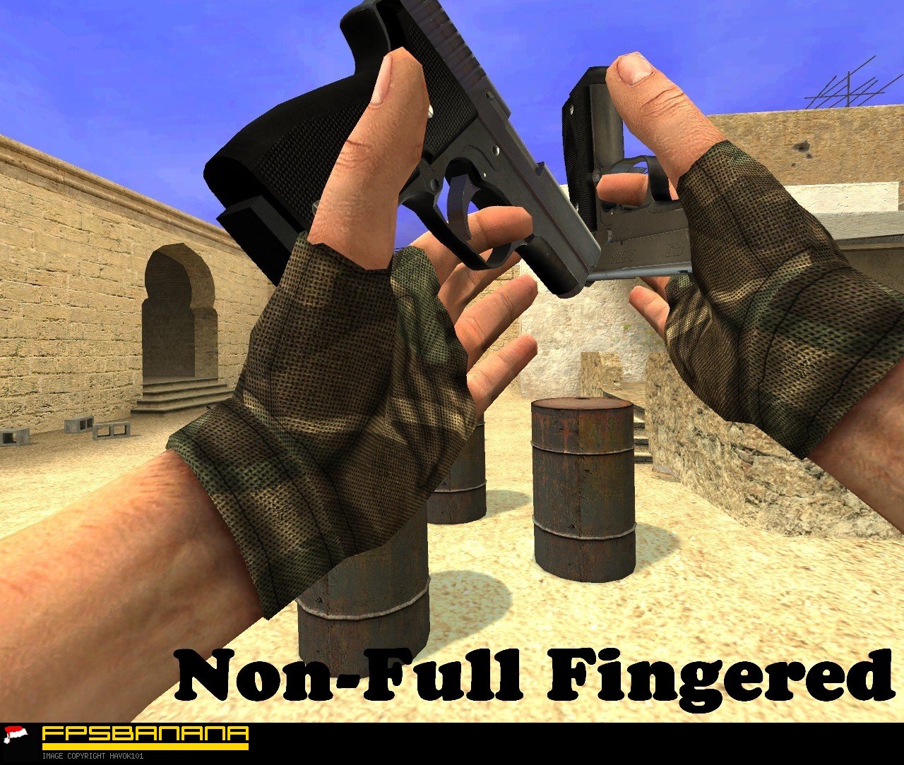 Tactical Camo Gloves [CounterStrike Source] [Mods]