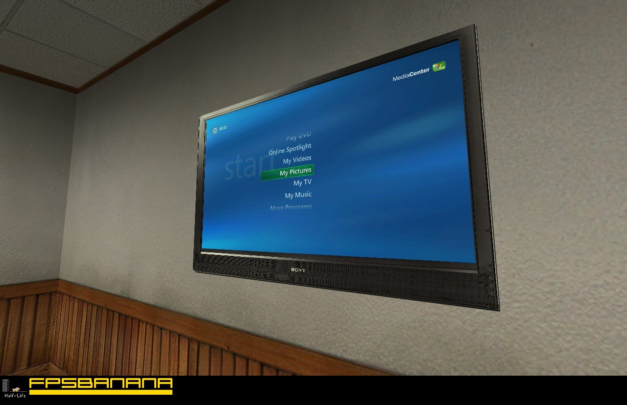 Bravia Plasma screen replacement [CounterStrike Source] [Mods]