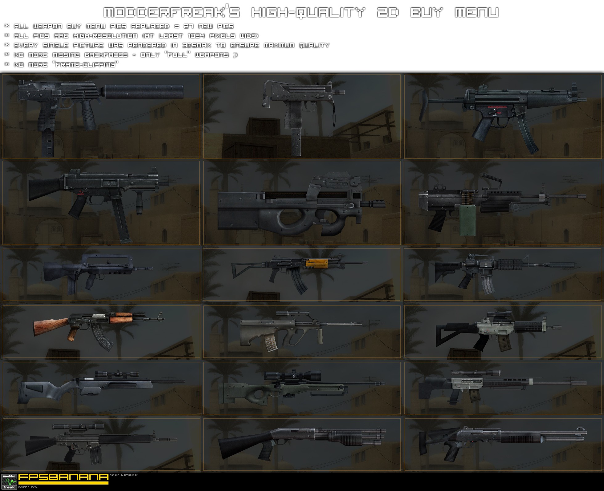 Weapons Menu image - Headcrab Hunter 2 mod for Counter-Strike: Source - Mod  DB