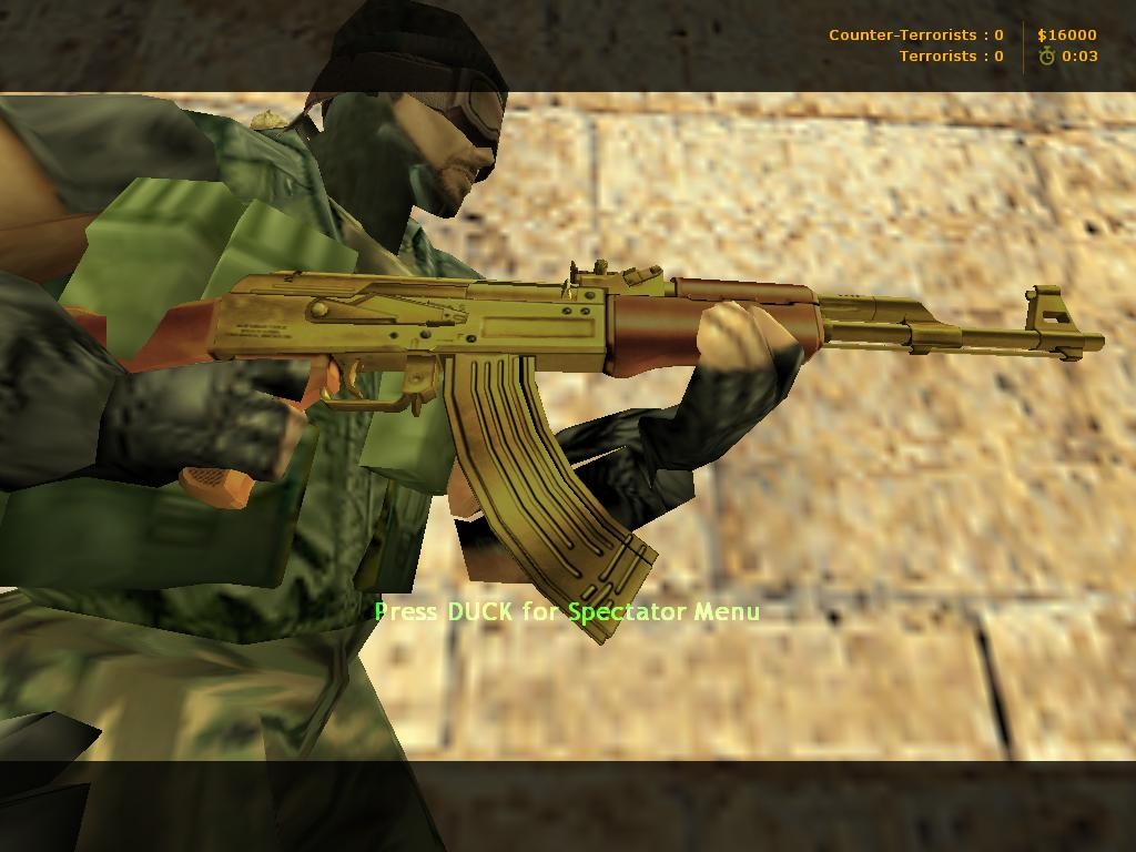 Golden AK-47 Mod for Counter-Strike: Condition Zero | CS:CZ Mods