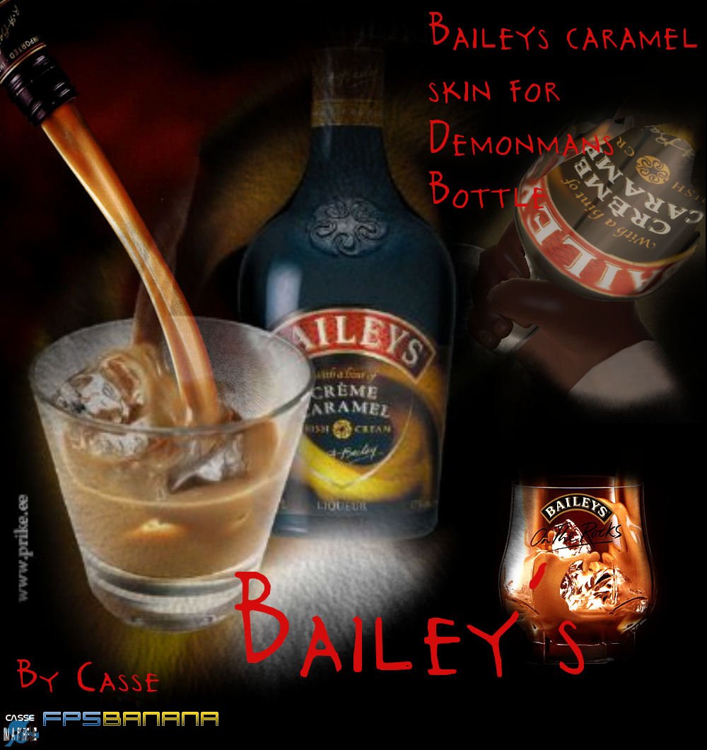 Baileys caramel demoman bottle