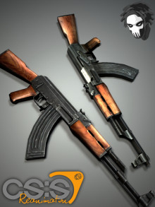 Default AK47 on ImBrokeRu's anims